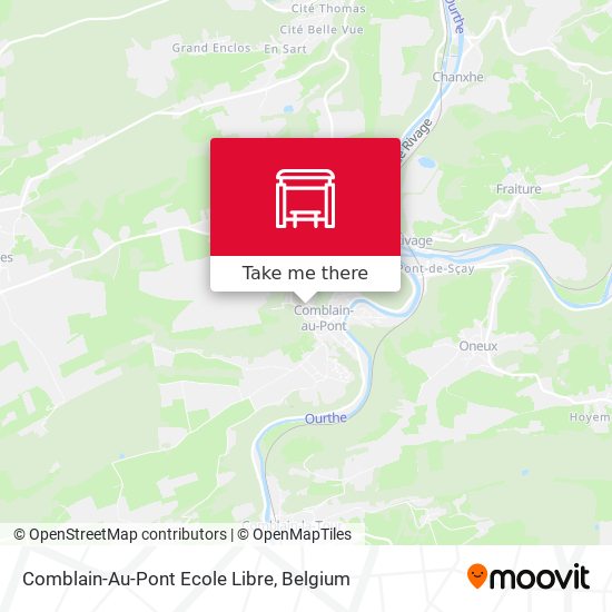 Comblain-Au-Pont Ecole Libre map