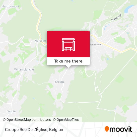 Creppe Rue De L'Église map