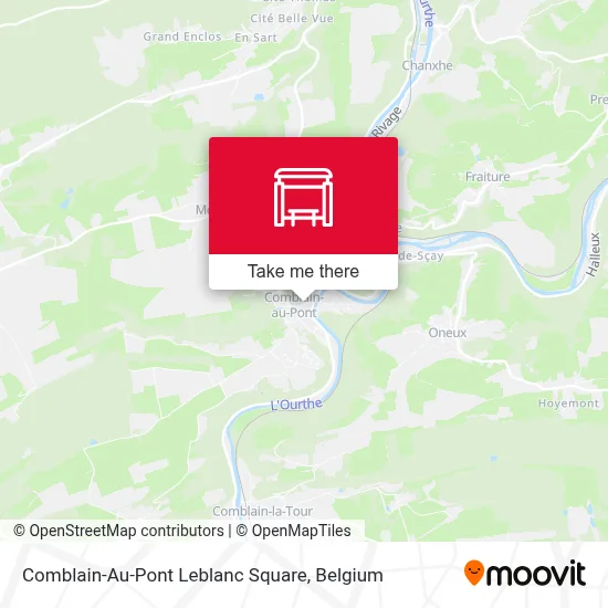 Comblain-Au-Pont Leblanc Square map