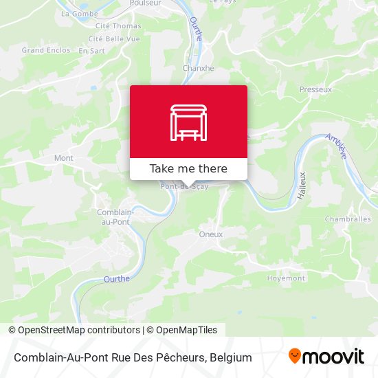 Comblain-Au-Pont Rue Des Pêcheurs map