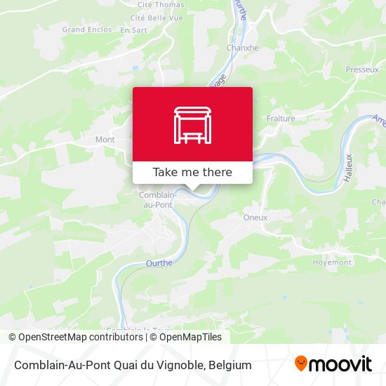 Comblain-Au-Pont Quai du Vignoble plan
