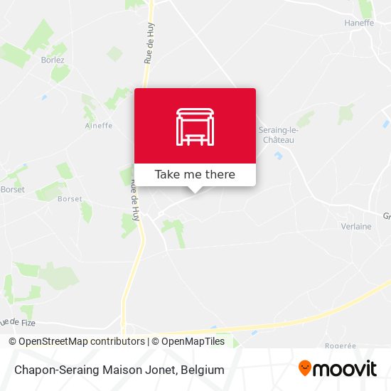 Chapon-Seraing Maison Jonet map
