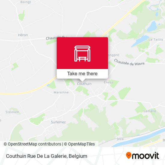 Couthuin Rue De La Galerie plan