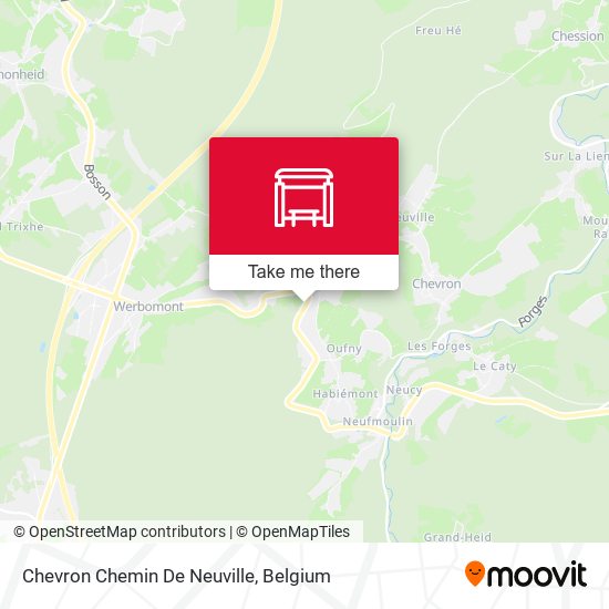 Chevron Chemin De Neuville map