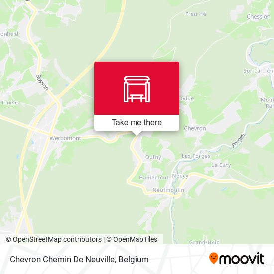 Chevron Chemin De Neuville map