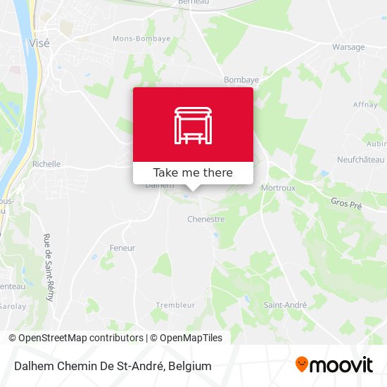 Dalhem Chemin De St-André map