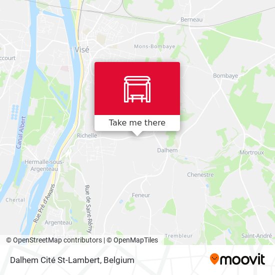 Dalhem Cité St-Lambert map