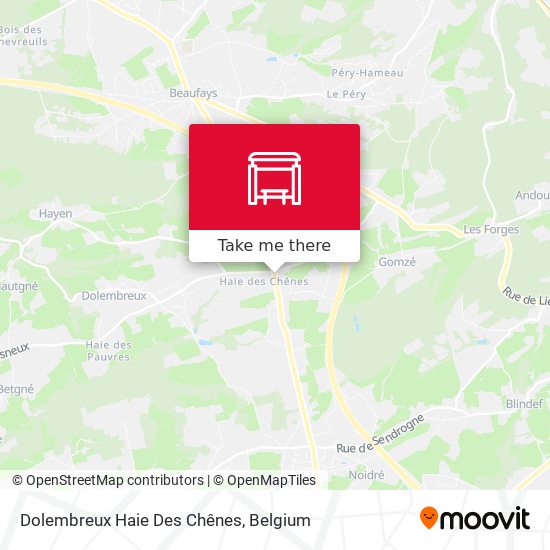 Dolembreux Haie Des Chênes plan