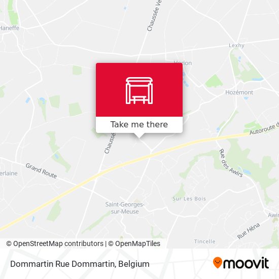 Dommartin Rue Dommartin plan
