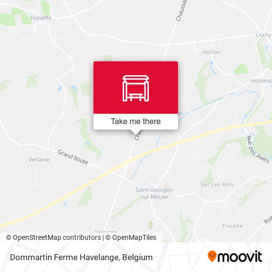 Dommartin Ferme Havelange plan