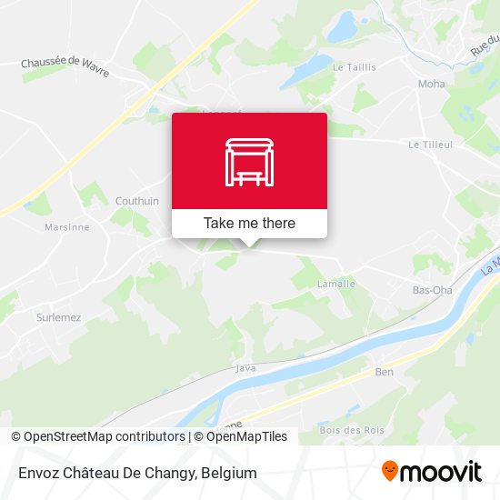 Envoz Château De Changy map
