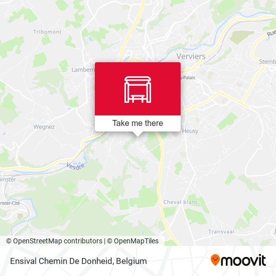 Ensival Chemin De Donheid plan