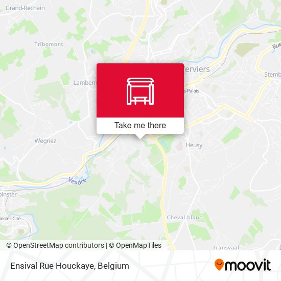Ensival Rue Houckaye plan