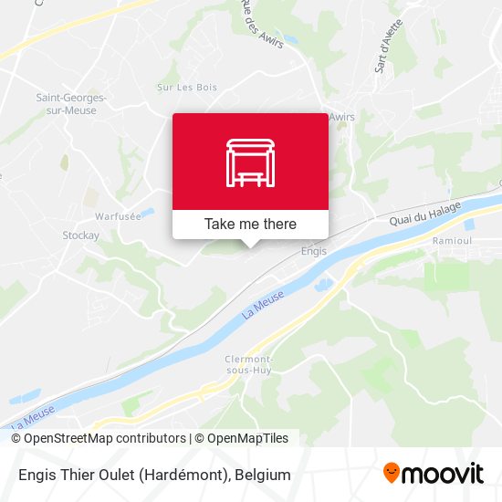 Engis Thier Oulet (Hardémont) plan