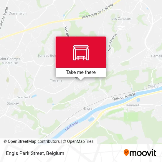 Engis Park Street map