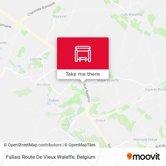 Fallais Route De Vieux Waleffe plan