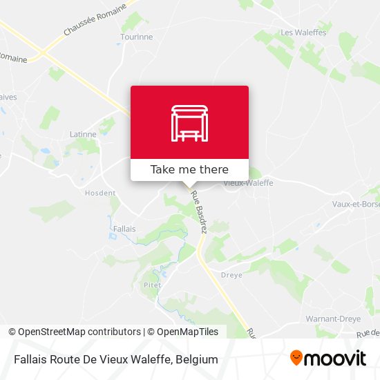 Fallais Route De Vieux Waleffe plan