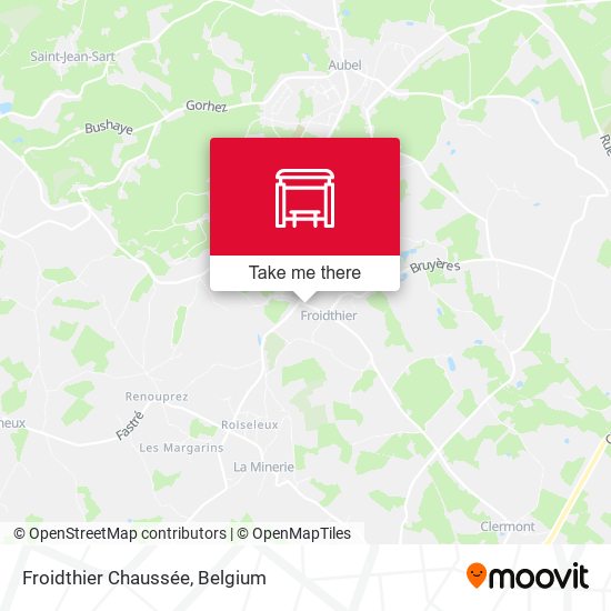 Froidthier Chaussée map