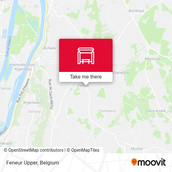Feneur Upper map