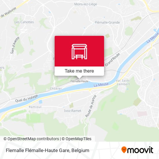 Flemalle Flémalle-Haute Gare map