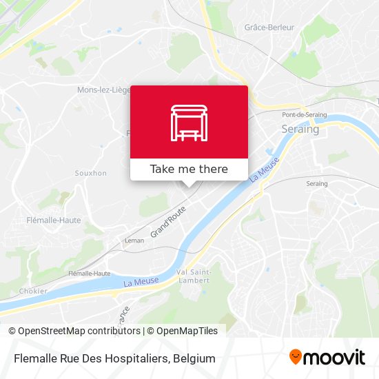 Flemalle Rue Des Hospitaliers plan