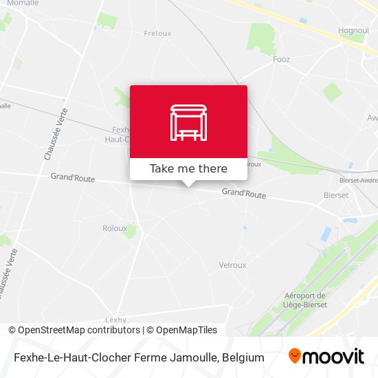 Fexhe-Le-Haut-Clocher Ferme Jamoulle map