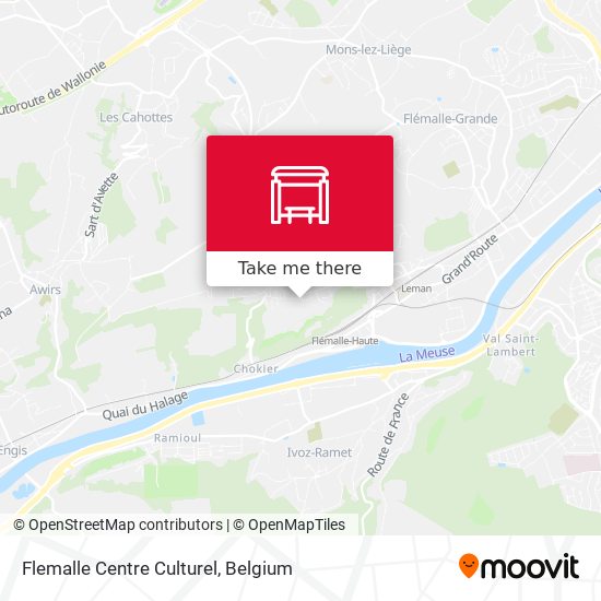 Flemalle Centre Culturel map