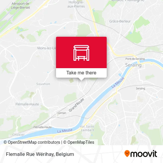 Flemalle Rue Wérihay plan