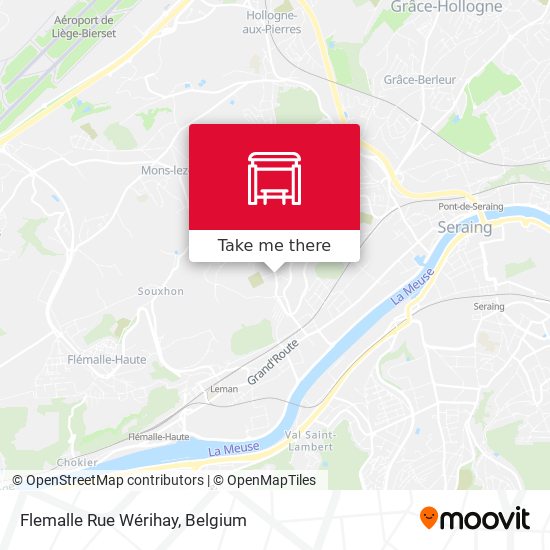 Flemalle Rue Wérihay plan