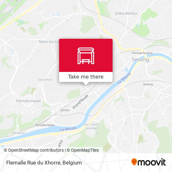 Flemalle Rue du Xhorre plan