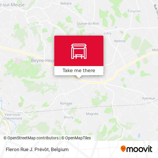 Fleron Rue J. Prévôt map