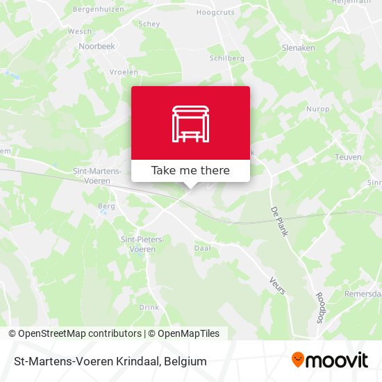 St-Martens-Voeren Krindaal map