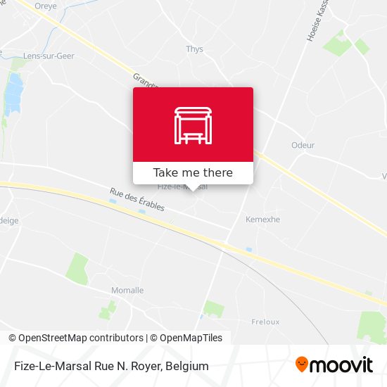 Fize-Le-Marsal Rue N. Royer map