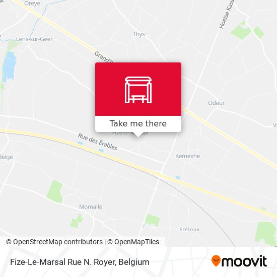 Fize-Le-Marsal Rue N. Royer map
