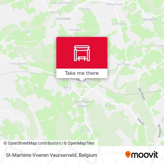 St-Martens-Voeren Veurserveld plan