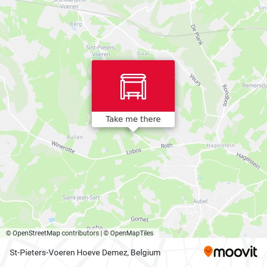 St-Pieters-Voeren Hoeve Demez map