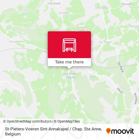 St-Pieters-Voeren Sint-Annakapel / Chap. Ste Anne plan