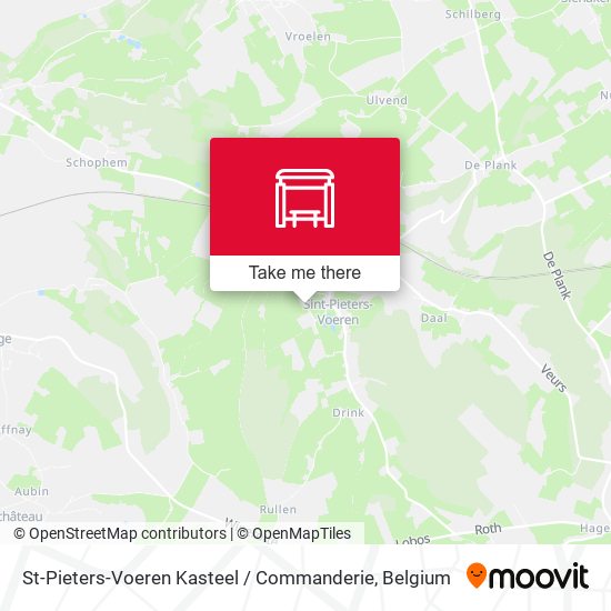 St-Pieters-Voeren Kasteel / Commanderie map