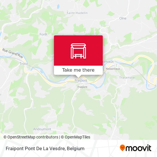 Fraipont Pont De La Vesdre plan