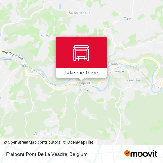 Fraipont Pont De La Vesdre plan