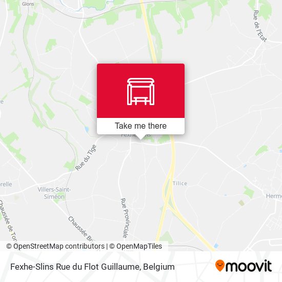 Fexhe-Slins Rue du Flot Guillaume plan