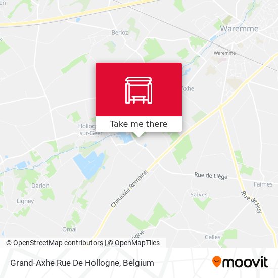 Grand-Axhe Rue De Hollogne map