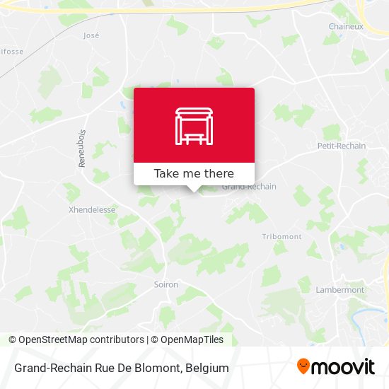 Grand-Rechain Rue De Blomont plan