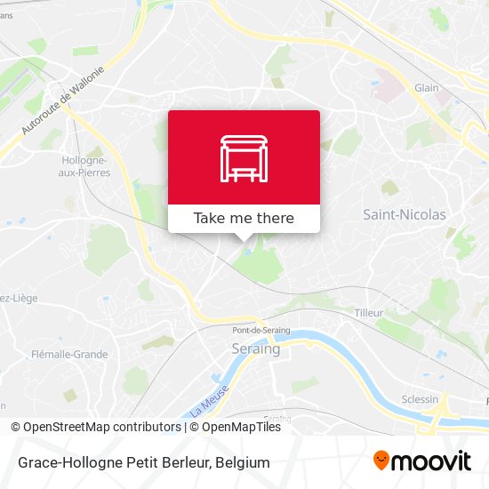 Grace-Hollogne Petit Berleur map