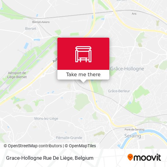 Grace-Hollogne Rue De Liège plan