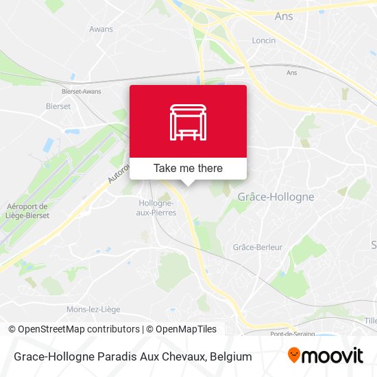 Grace-Hollogne Paradis Aux Chevaux plan