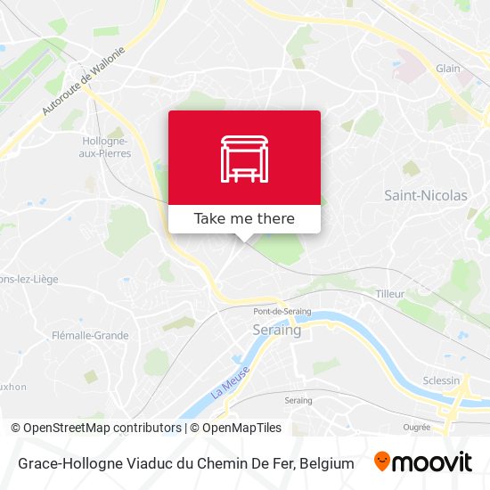 Grace-Hollogne Viaduc du Chemin De Fer plan