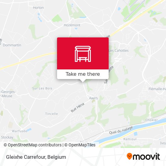 Gleixhe Carrefour map