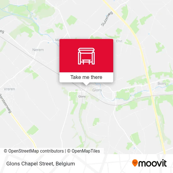 Glons Chapel Street map