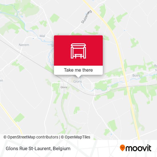Glons Rue St-Laurent map